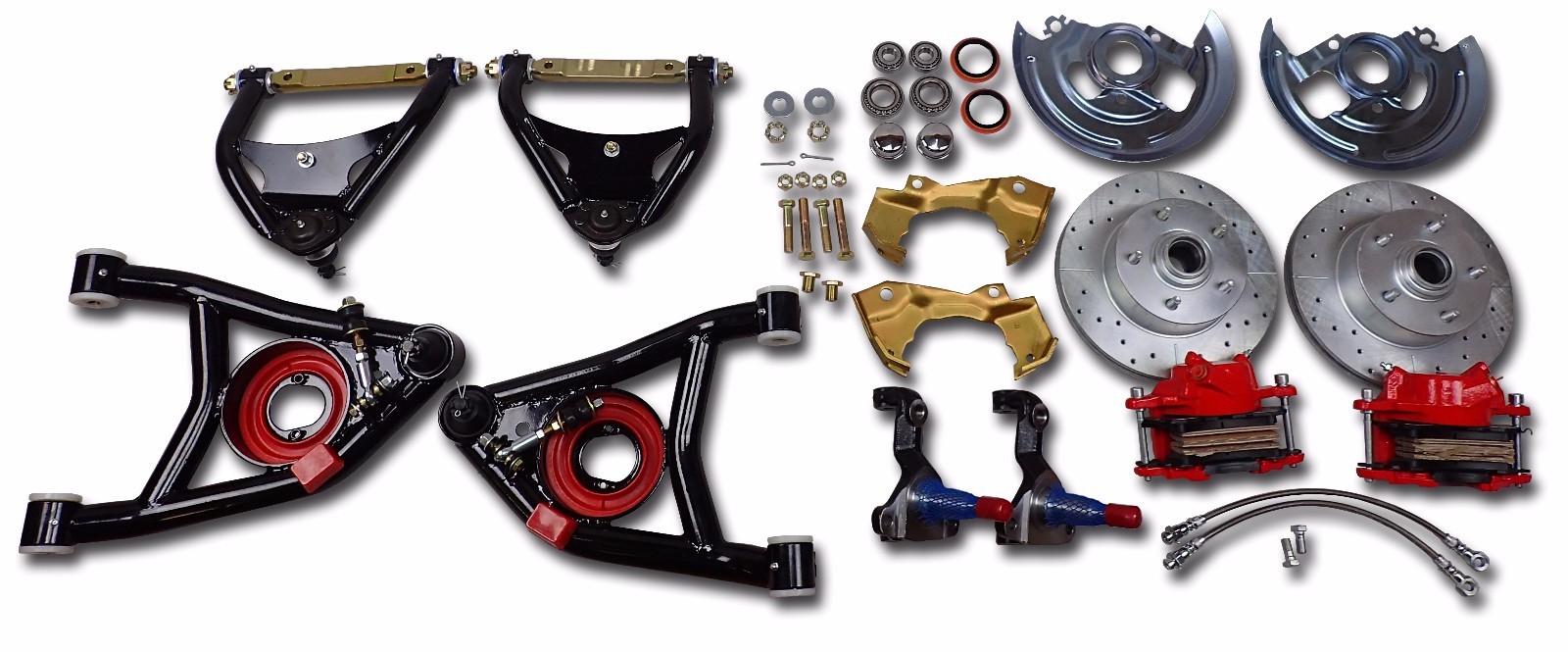 1964 1972 Chevelle front disc brake conversion and tubular control arm a arm kit