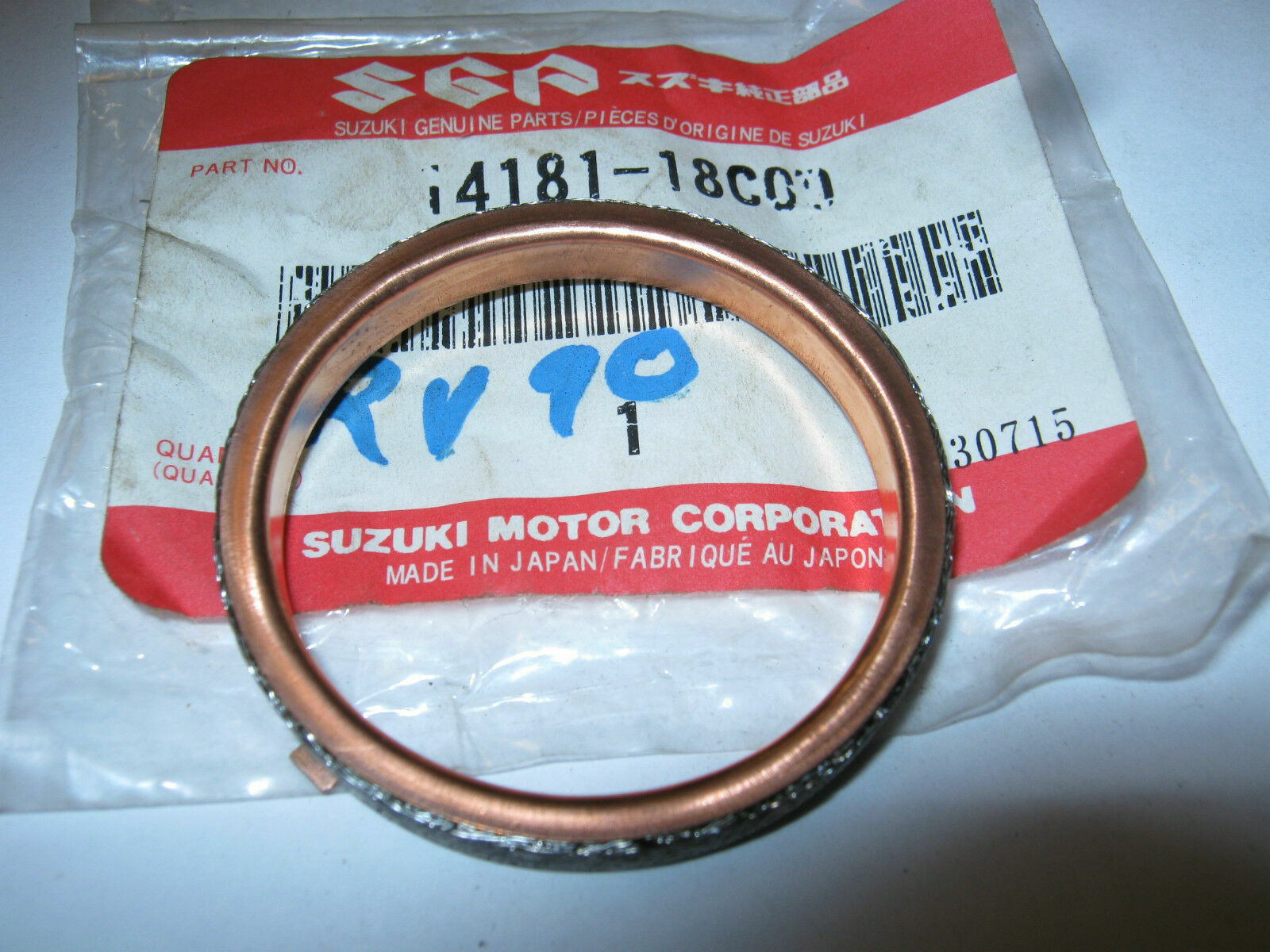 Exhaust Pipe Gasket for Suzuki 14180-05020, 14181-17C00, 14181-18C00