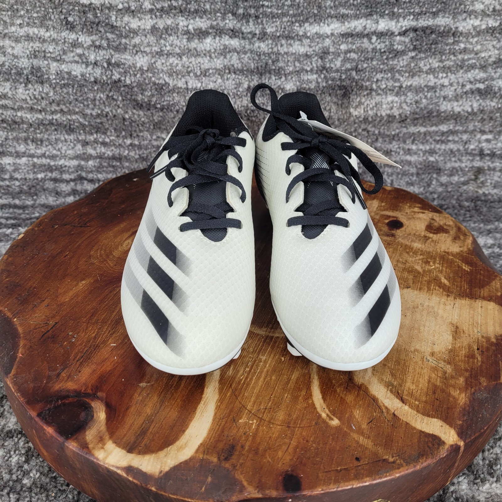 Adidas Ghosted X White/Black Men’s US 5 Soccer Cleat Shoes
