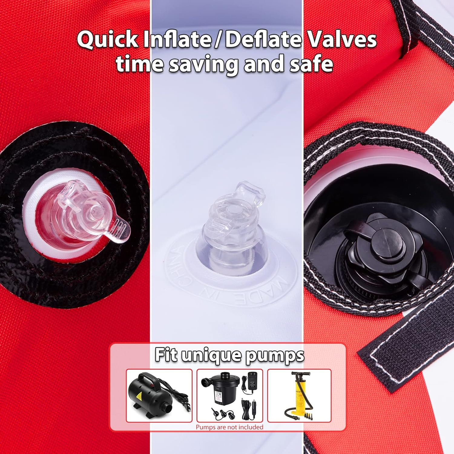 Towable Tubes for Boating 2 Person, Water Tubes for Boats to Pull, Safety Inflat
