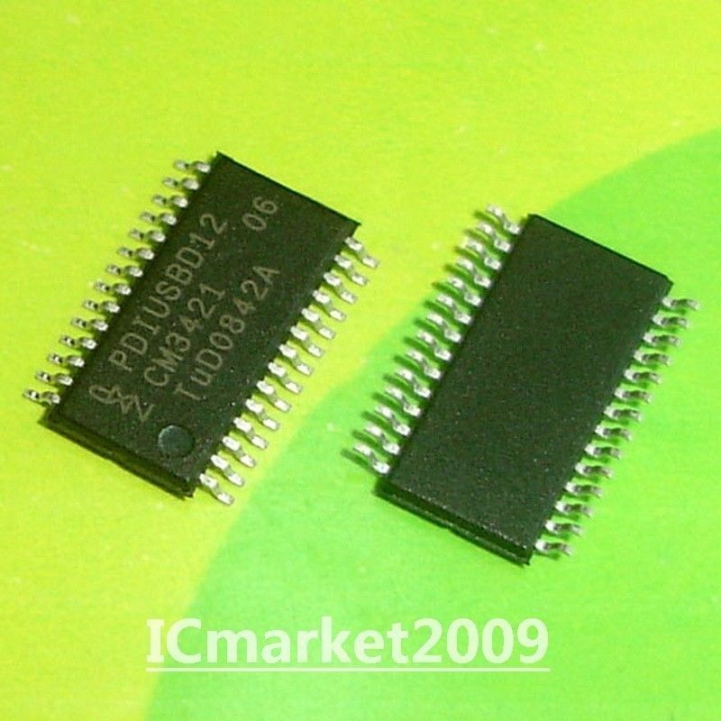 2 PCS PDIUSBD12PW TSSOP-28 PDIUSBD12 USB Interface Device With Parallel Bus IC