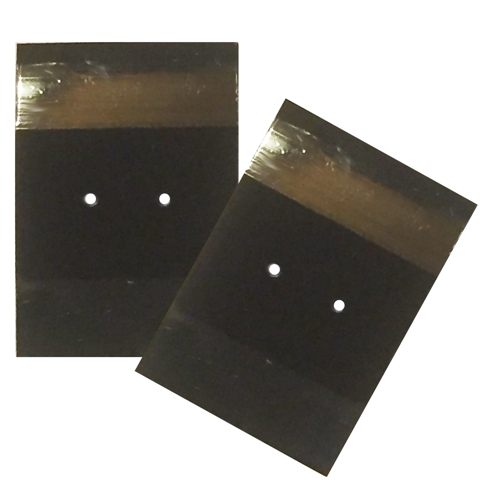 Tiny Earring Display Hanging Cards Blac Flocked 3/4" x 1" Made in USA Pack of 50
