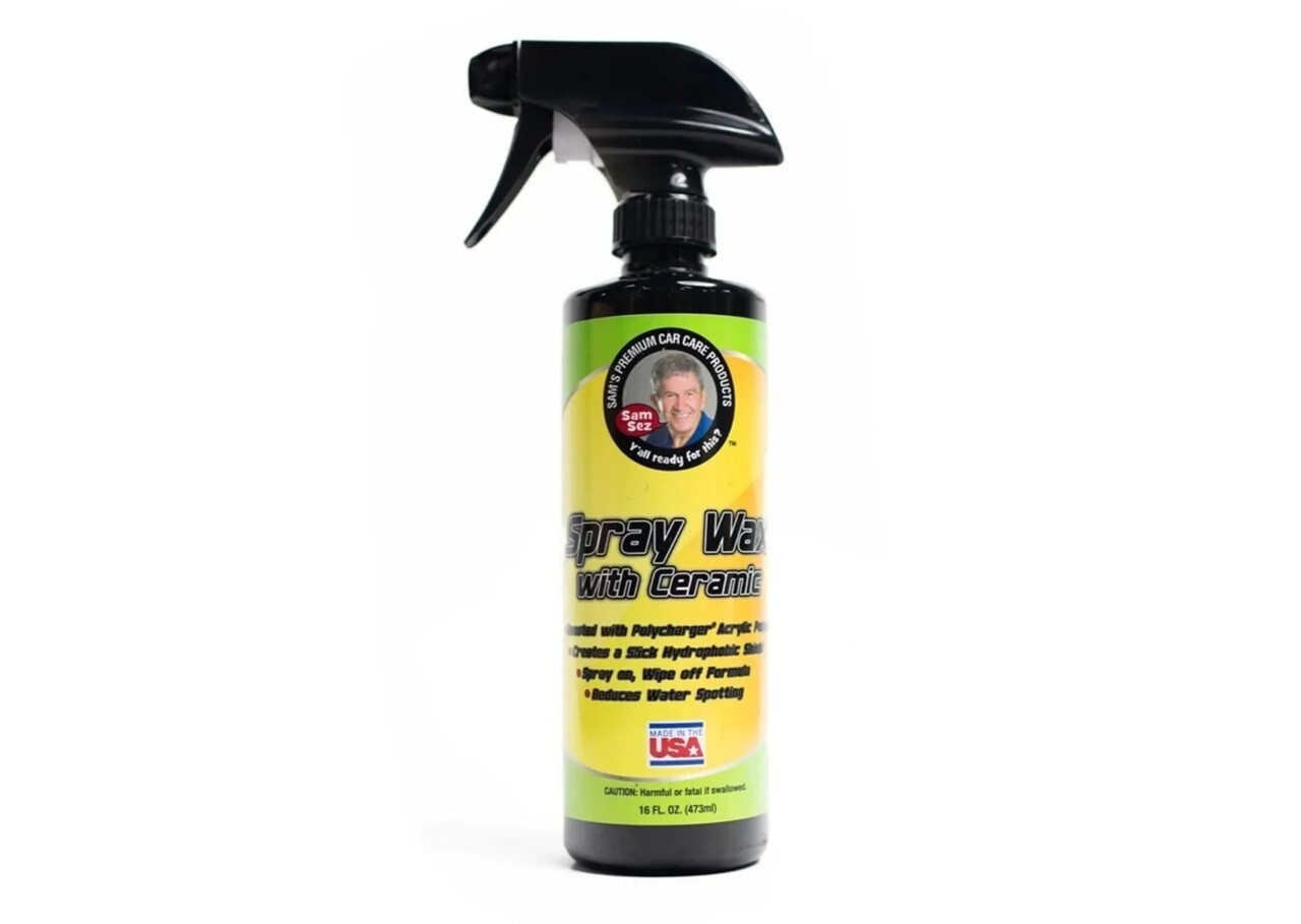 Mr. Sam's Spray Wax 16oz w/ Microfiber Towel
