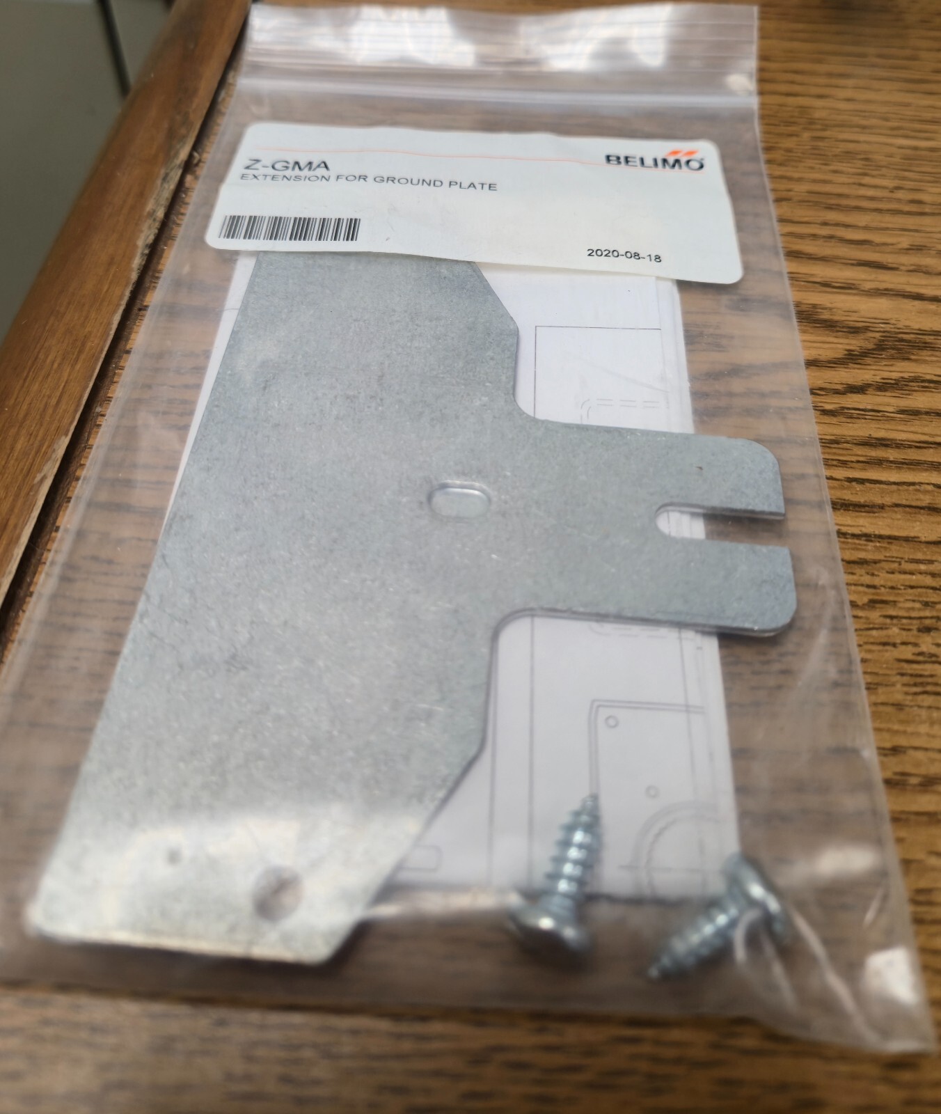BELIMO Z-GMA GM to GMB(X) Retrofit Bracket OLD TO NEW STYLE