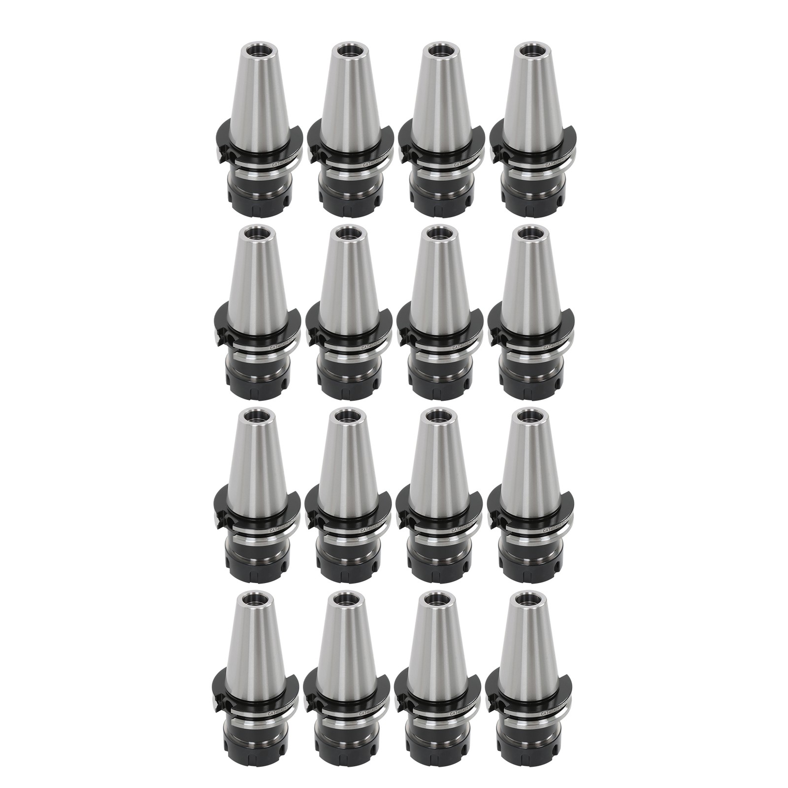 16Pcs CAT40-ER32 Collet Chuck 2.76" 70mm Length Tool Holder Set
