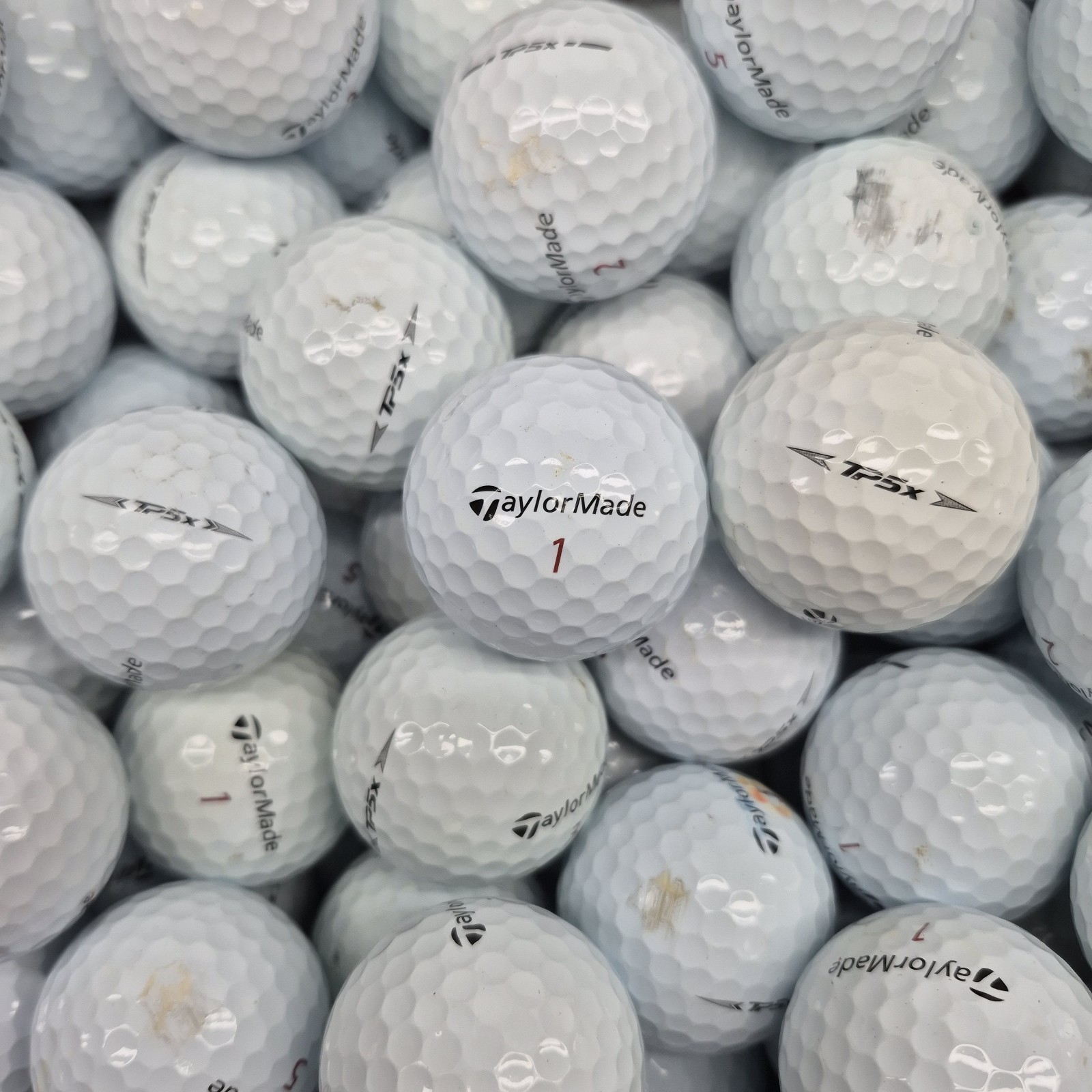 36 TaylorMade TP5x White Used Golf Balls - 3A Value Grade AAA