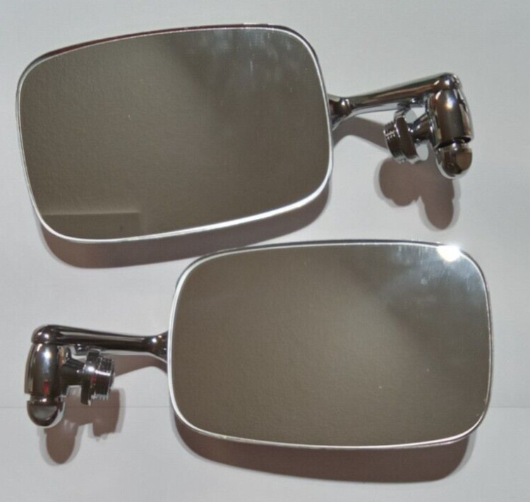 LEFT & RIGHT VIEW SIDE MIRROR SET VOLKSWAGEN T1 BEETLE BUG CONVERTIBLE 1970-1979