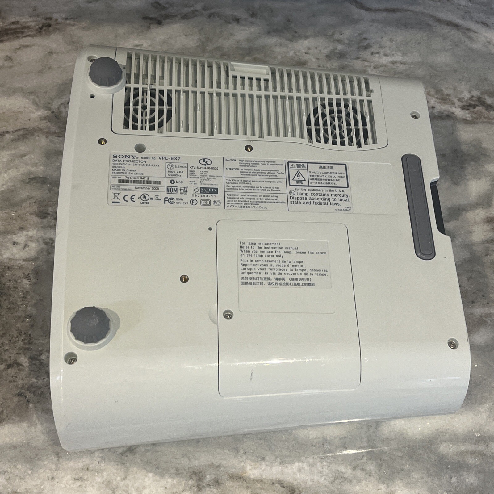 Sony VPL-EX7 XGA Projector