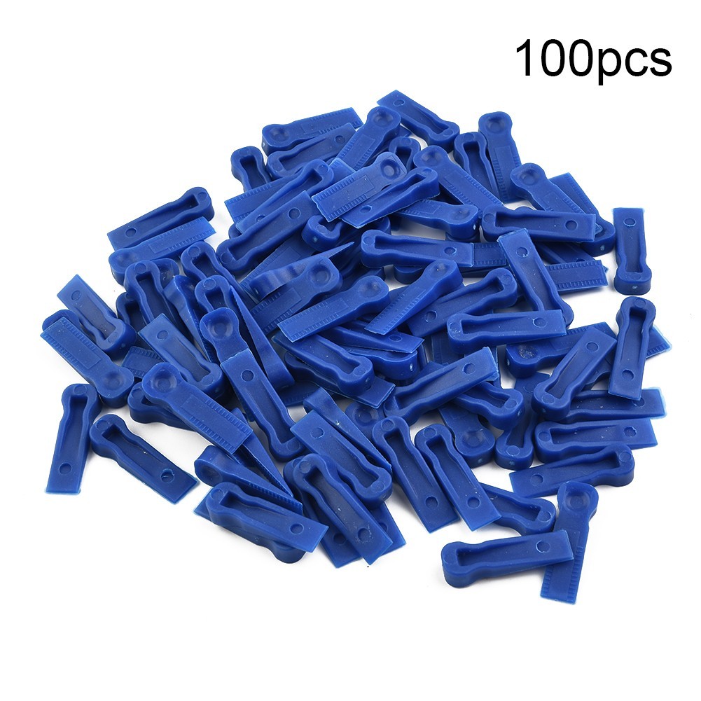 Plastic 100Pcs Tile Spacers reusable positioning Clips Wall Flooring Tiling Tool