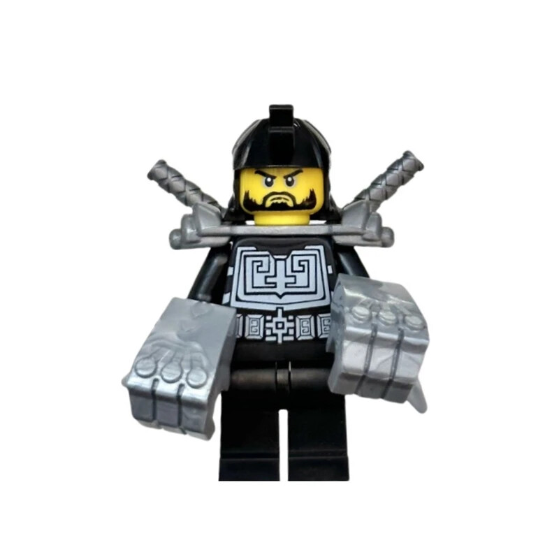 MOC Lego Minifig Figurine: Ninjago Karlof Gorilla Fists Swords Fast Shipping