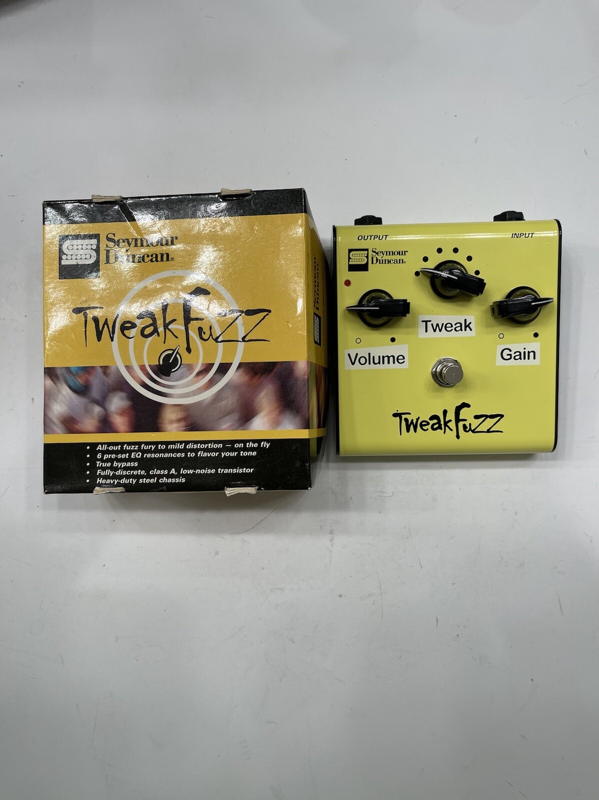 Seymour Duncan SFX-02 Tweak Fuzz Distortion Tweakfuzz Rare Guitar Effect Pedal