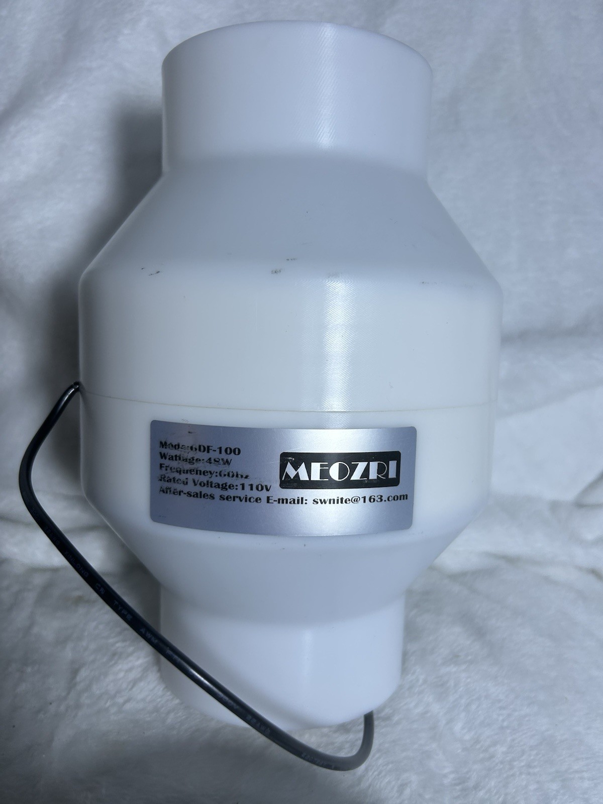 Meozri In Line Duct Fan 6DF-100