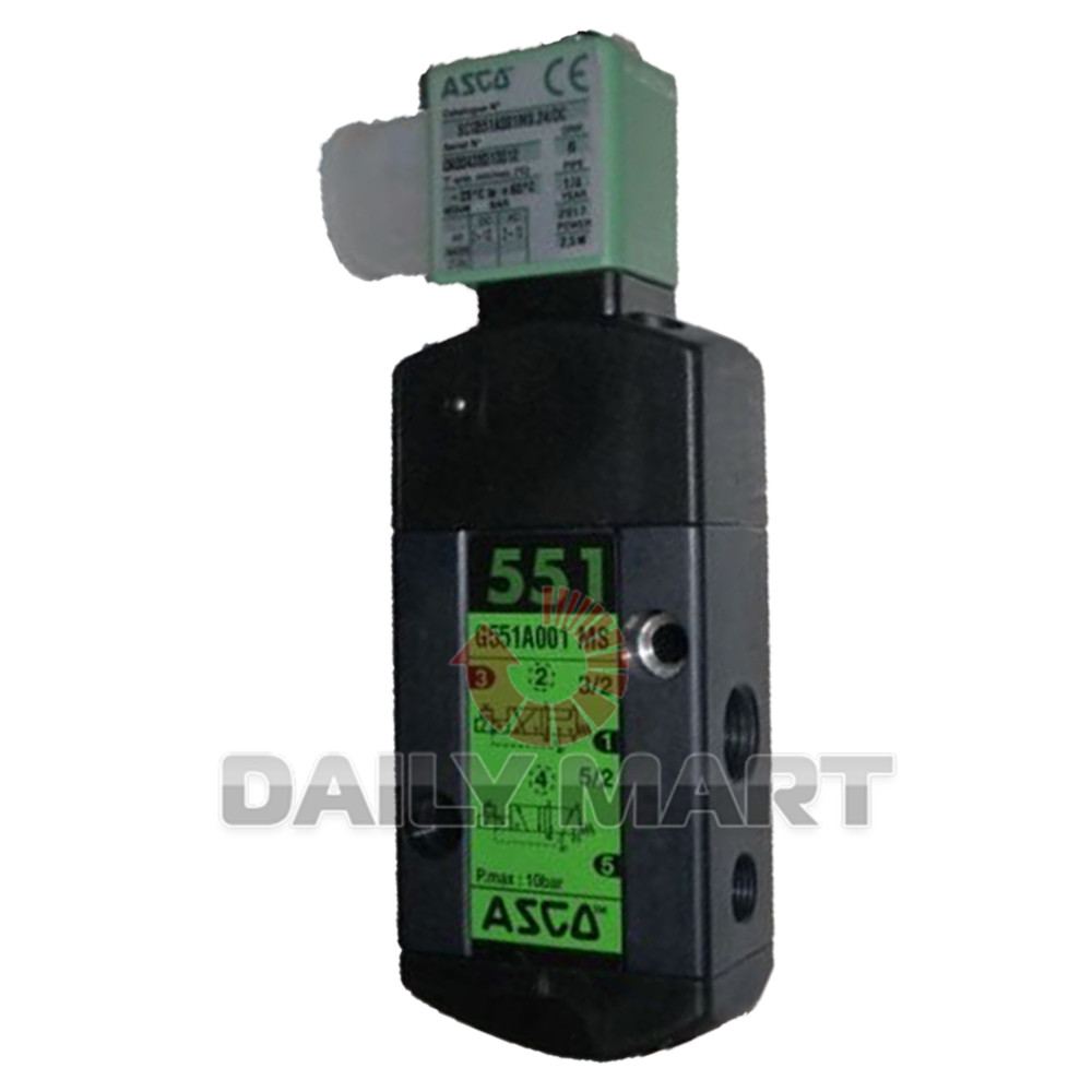 New In Box ASCO G551A001MS SCG551A001MS.24/DC Solenoid Valve 2.5W