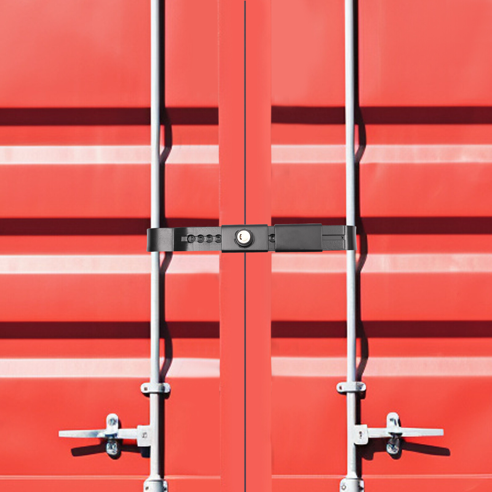Heavy Duty Cargo Door Lock Thief Proof Security Shipping Container W/ 2 Keys