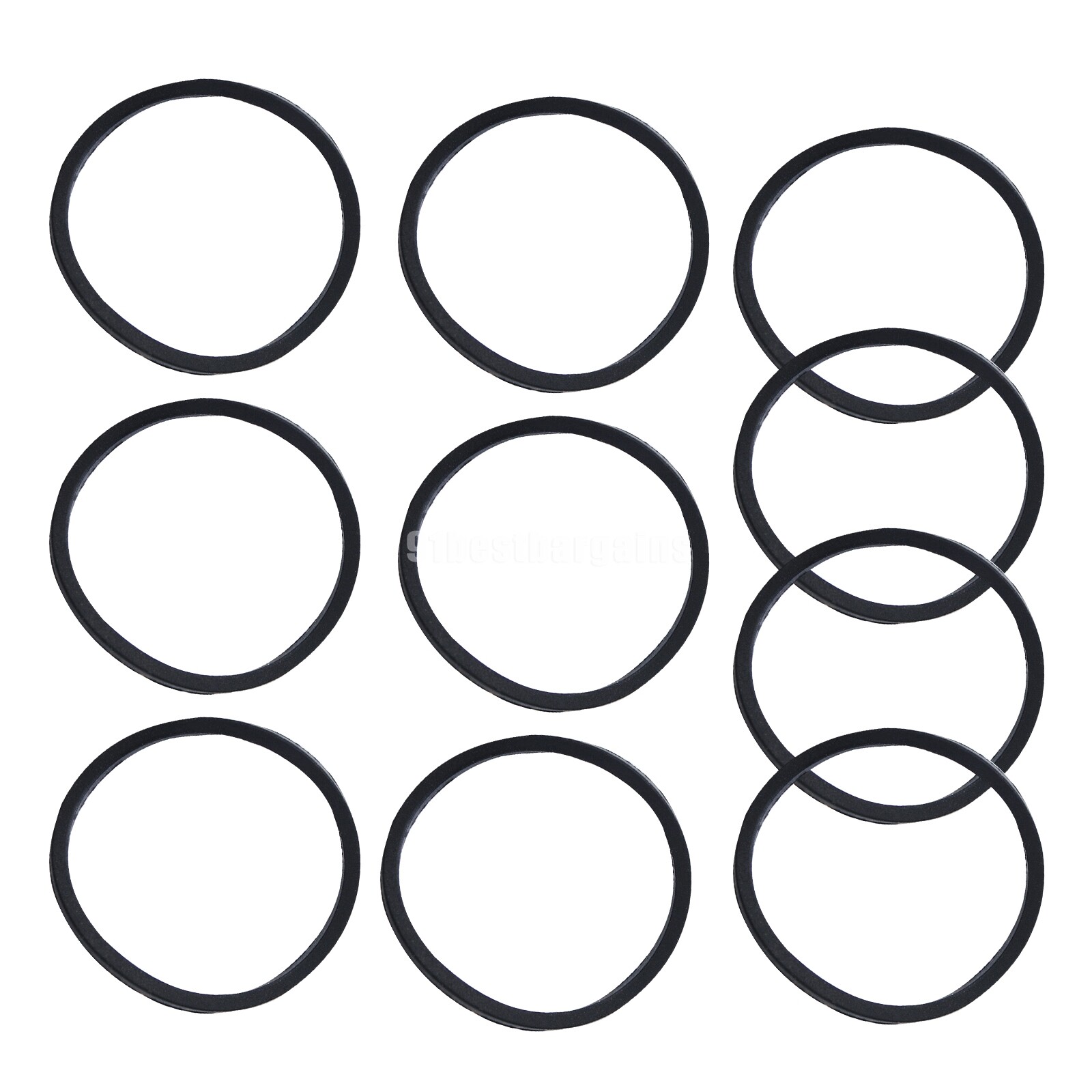10 Pcs Disc Drive Belt Rubber Ring Band Replacement for Xbox 360 & Slim DVD Tray