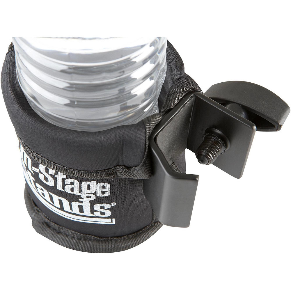 OnStage Stands Microphone Stand Cup Holder Black Universal Clamp