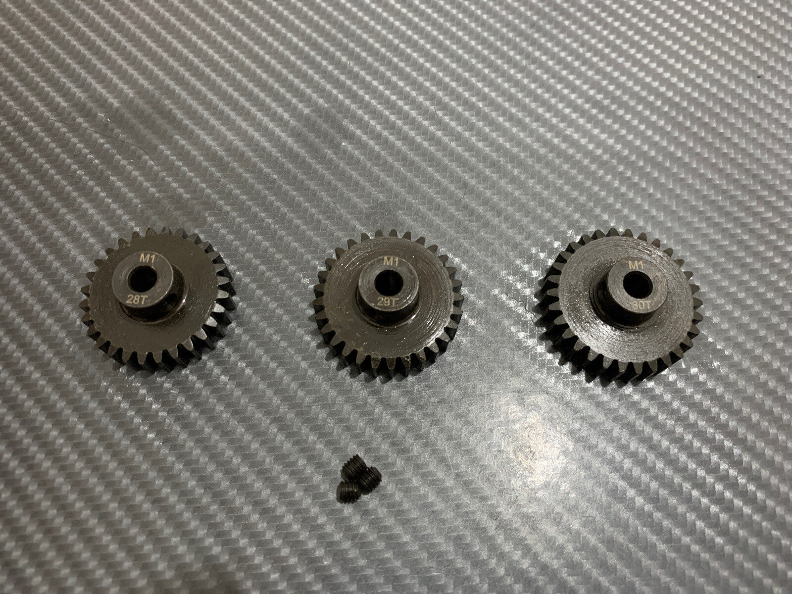 Mod 1 M1 28T 29T 30T 5mm Steel Pinion Gear Fits M1 Spur Gear Castle 1/8 Motor