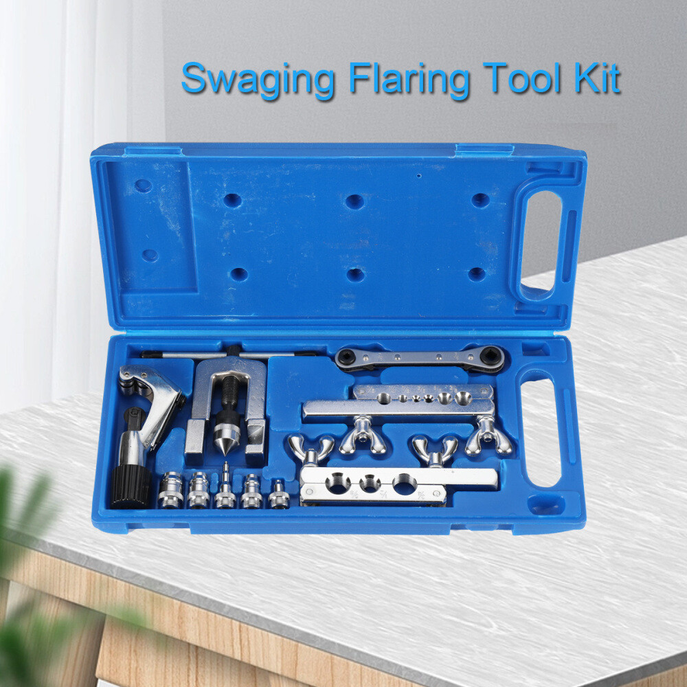 HVAC Flaring Swaging Tool Brake Line Flaring Tool 45° Single Flares on Copper