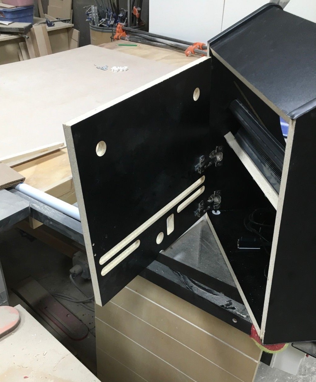 Bartop Arcade Cabinet Kit - Black, Easy Assembly hardware, Basic Kit 17.75" Wid