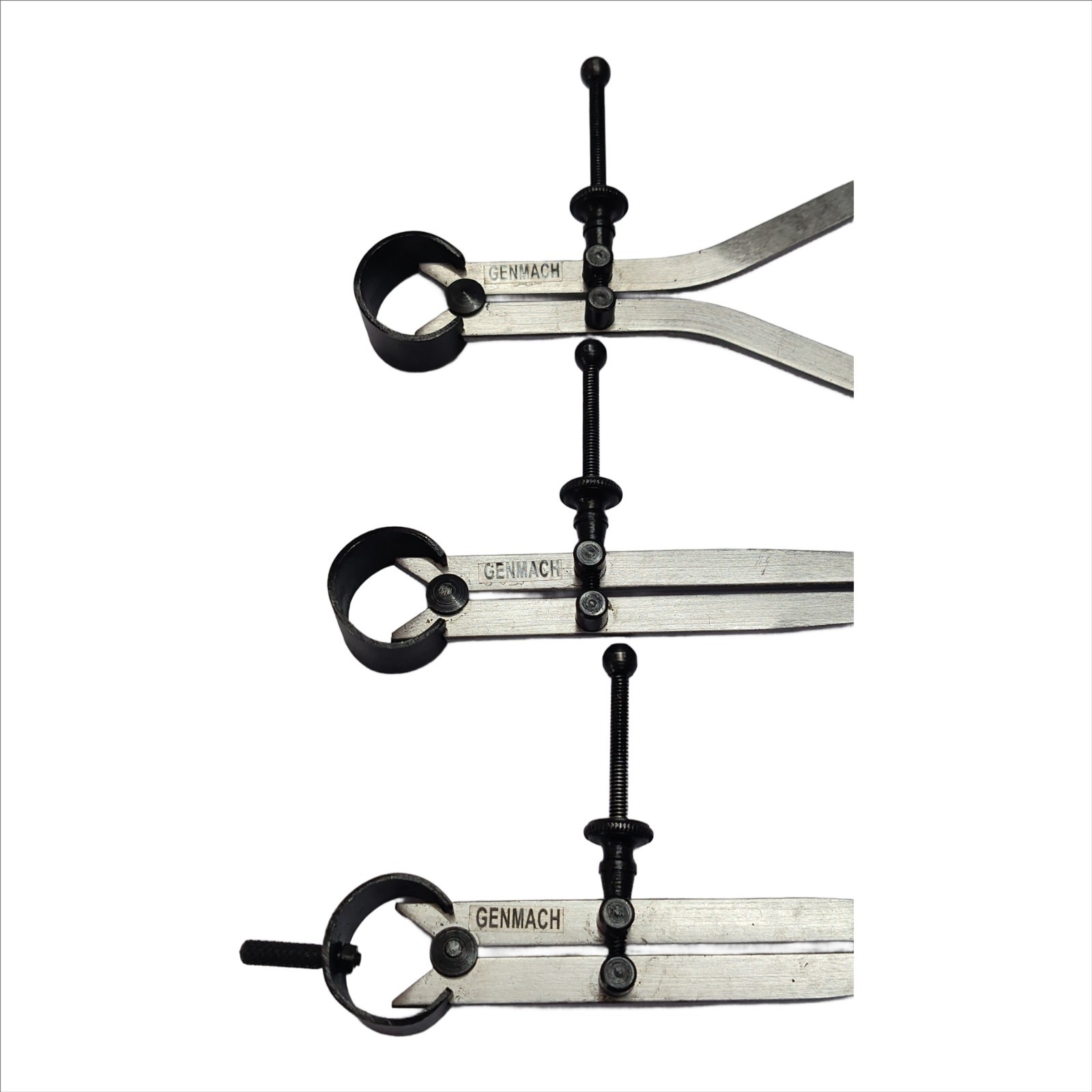 3 Pieces Spring Caliper Set - Inside, Outside & Divider 6" inch 150 mm Measuring