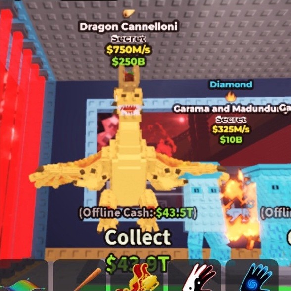 Dragon Cannelloni Secret Asset $750M/s $250B Steal a Brainrot Game Item
