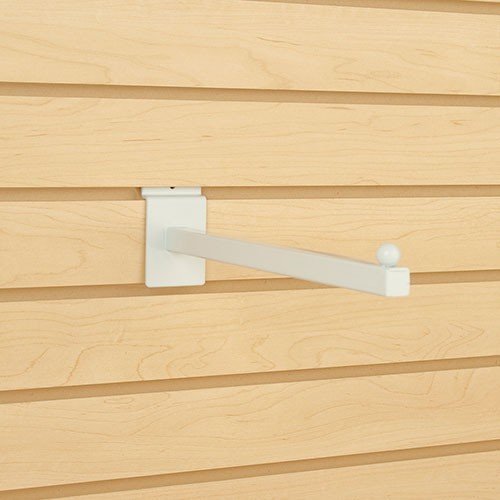 New 12" White Slatwall Faceout 10pk