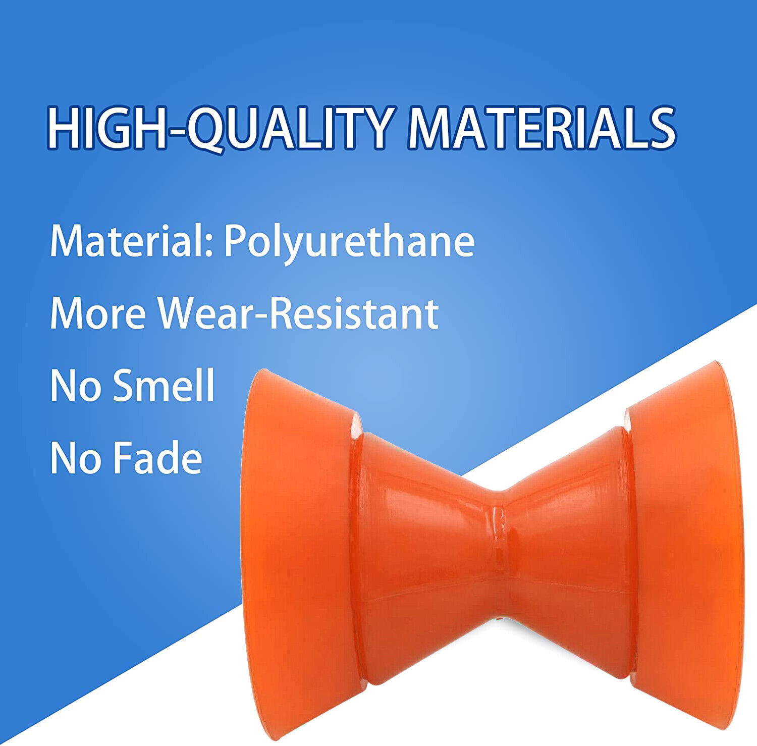Boat Trailers 3.5" For Shoreland'r Polyurethane Bow Roller With Bells Bolt