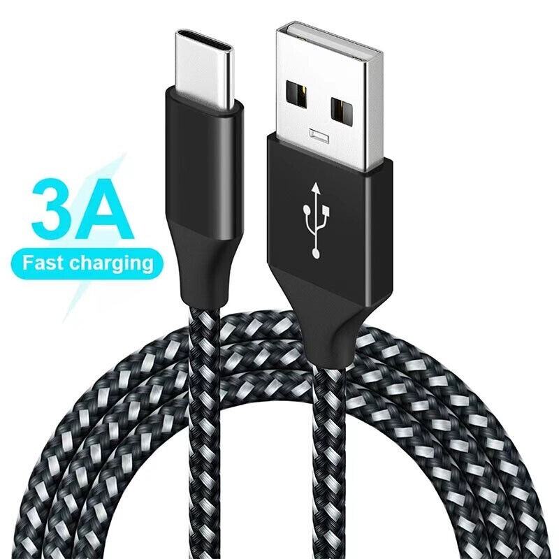 Heavy Duty Charging Phone Cable Type-C  USB-C For Samsung Android LG Charger