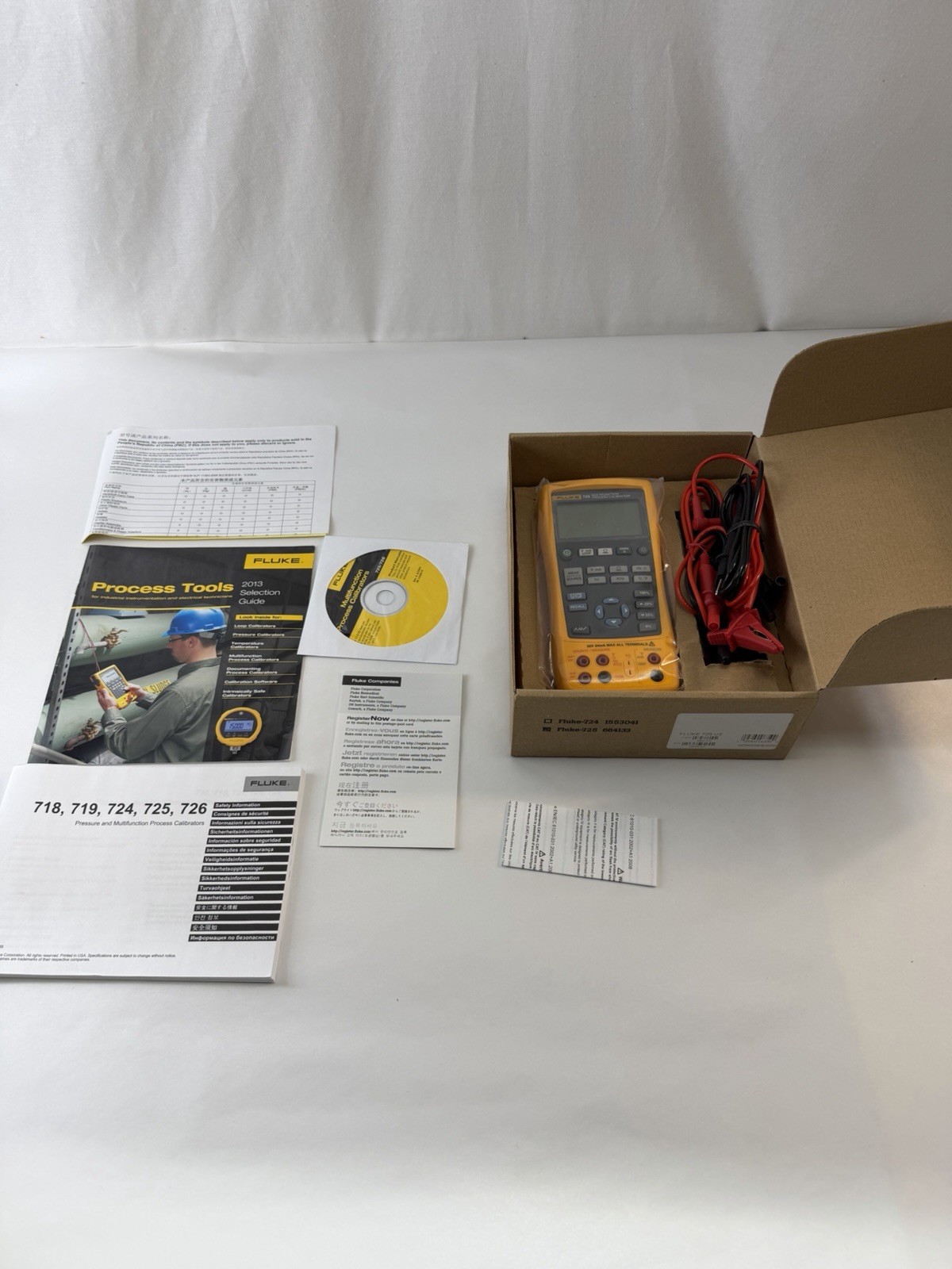 New FLUKE 725 US 664133 MULTIFUNCTION PROCESS CALIBRATOR