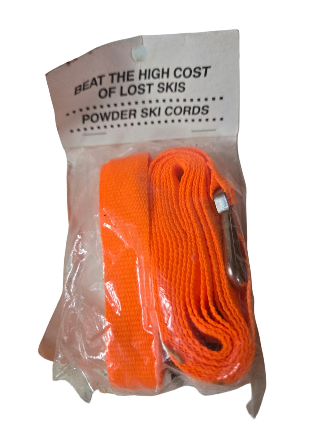 Deep Powder Wexl Backcountry Snow Ski Recovery Powder Cords Neon Orange High Vis