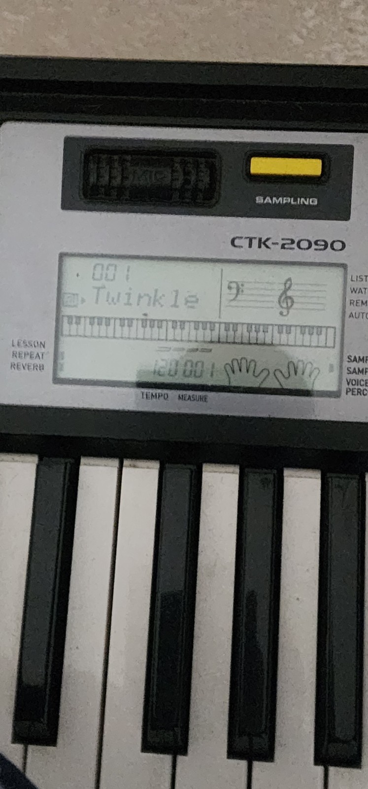 Casio CTK-2090 Digital Electronic Keyboard 61 Keys