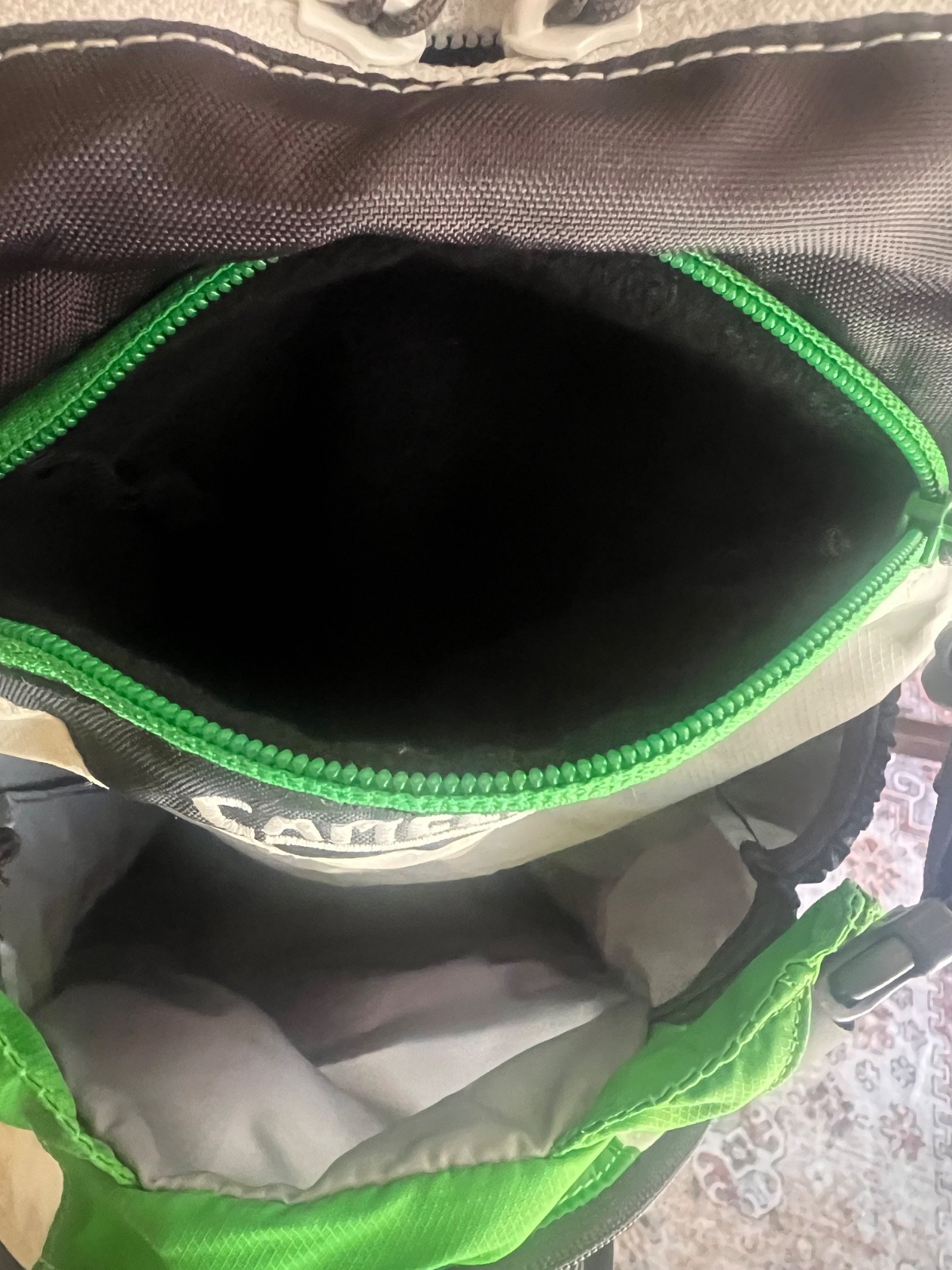 CamelBak Green Black and White Hydration Backpack
