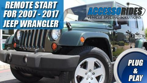 REMOTE START FOR JEEP WRANGLER 2007 - 2017 PLUG & PLAY - KEY START
