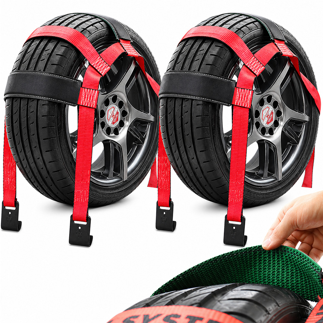 BXR Basket Tie Down Car Tire Strap Tow Dolly Flat Hook With Rubber Sleeve 2 Pack