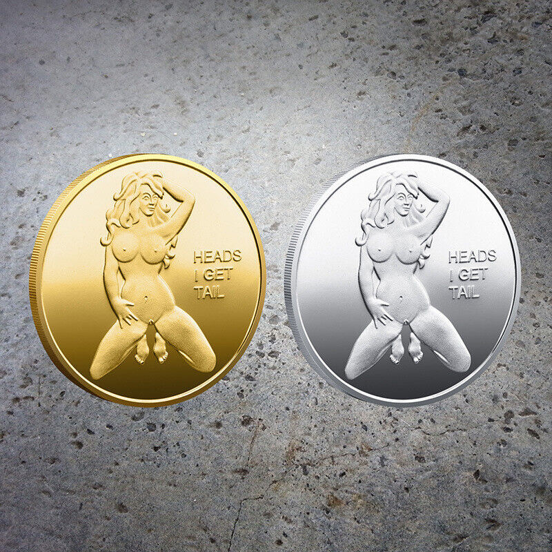 10PCS Sexy Coin Novelty Flip Challenge Coin Beauty Artistic Gifts For Collectors