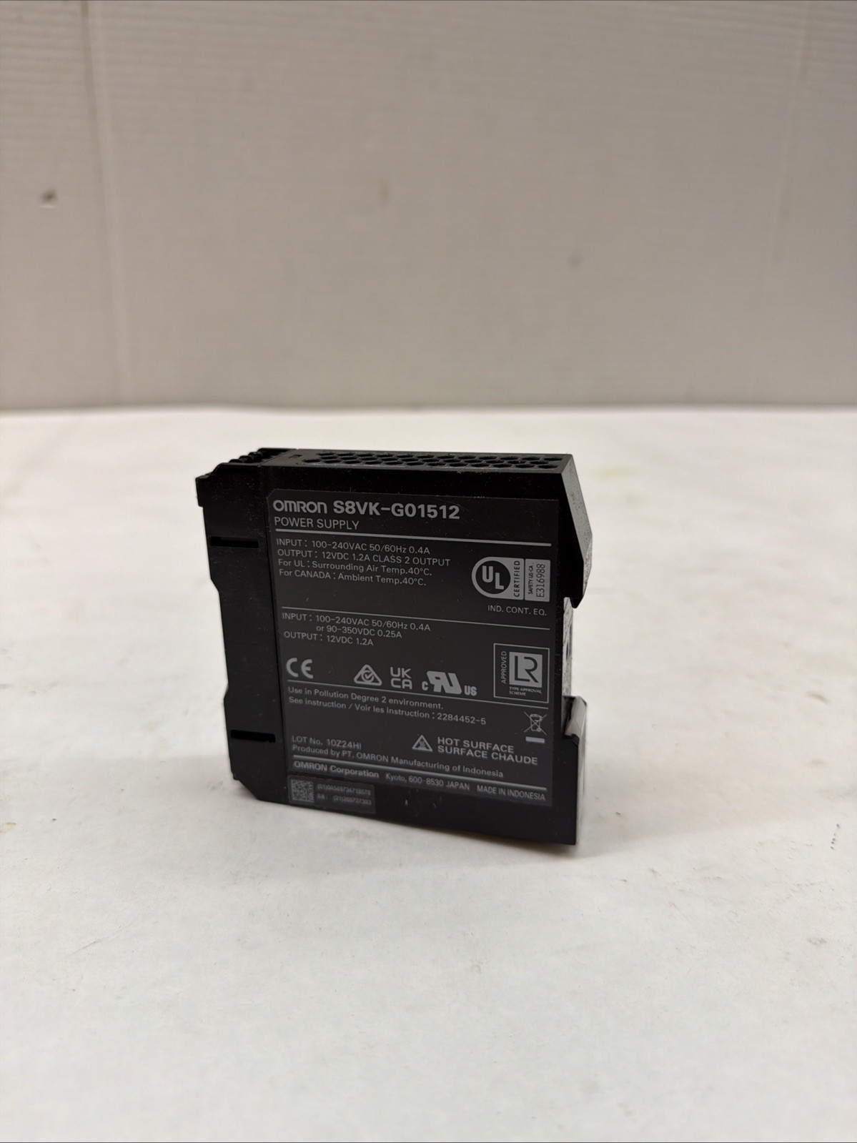 NEW OMRON S8VK-G01512 POWER SUPPLY 12 VDC OUTPUT