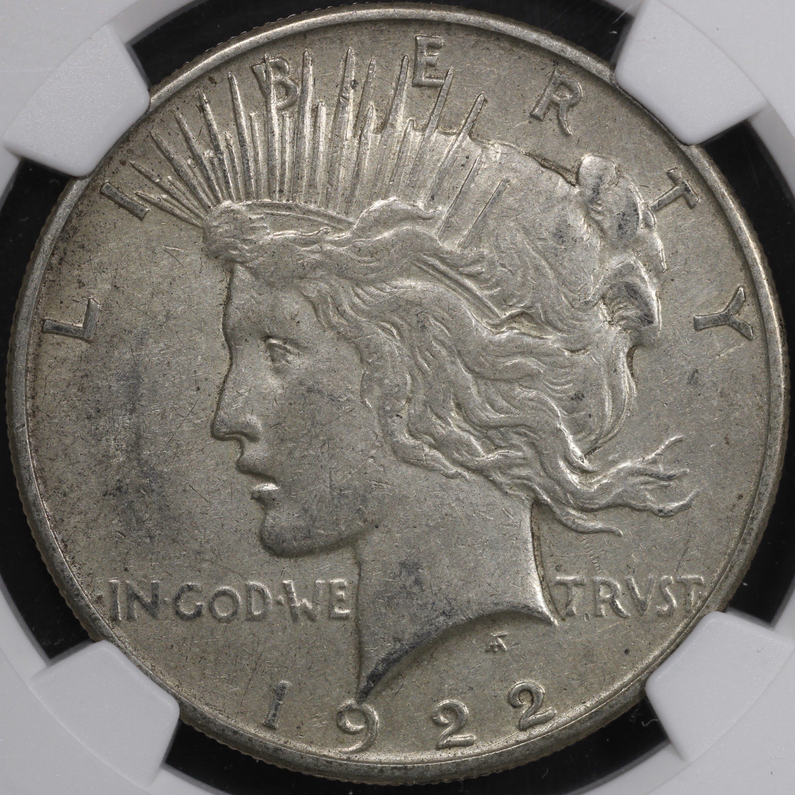 1922-S Peace Dollar - $1 NGC AU53 - Affordable Example!