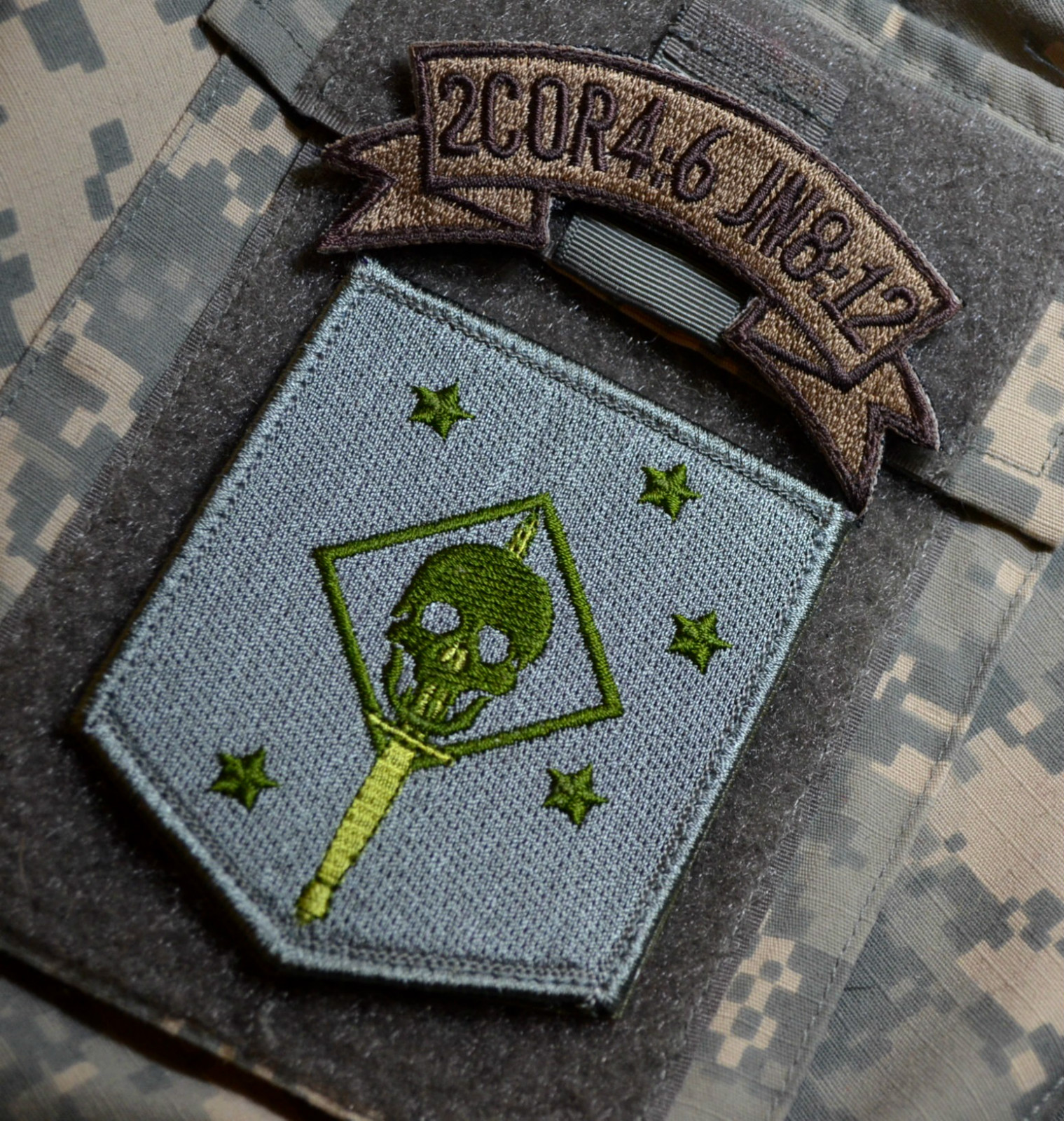 KANDAHAR WHACKER KILLER ELITE PRO-INFIDEL SSI: MARSOC USMC RAIDERS + BIBLE CODE