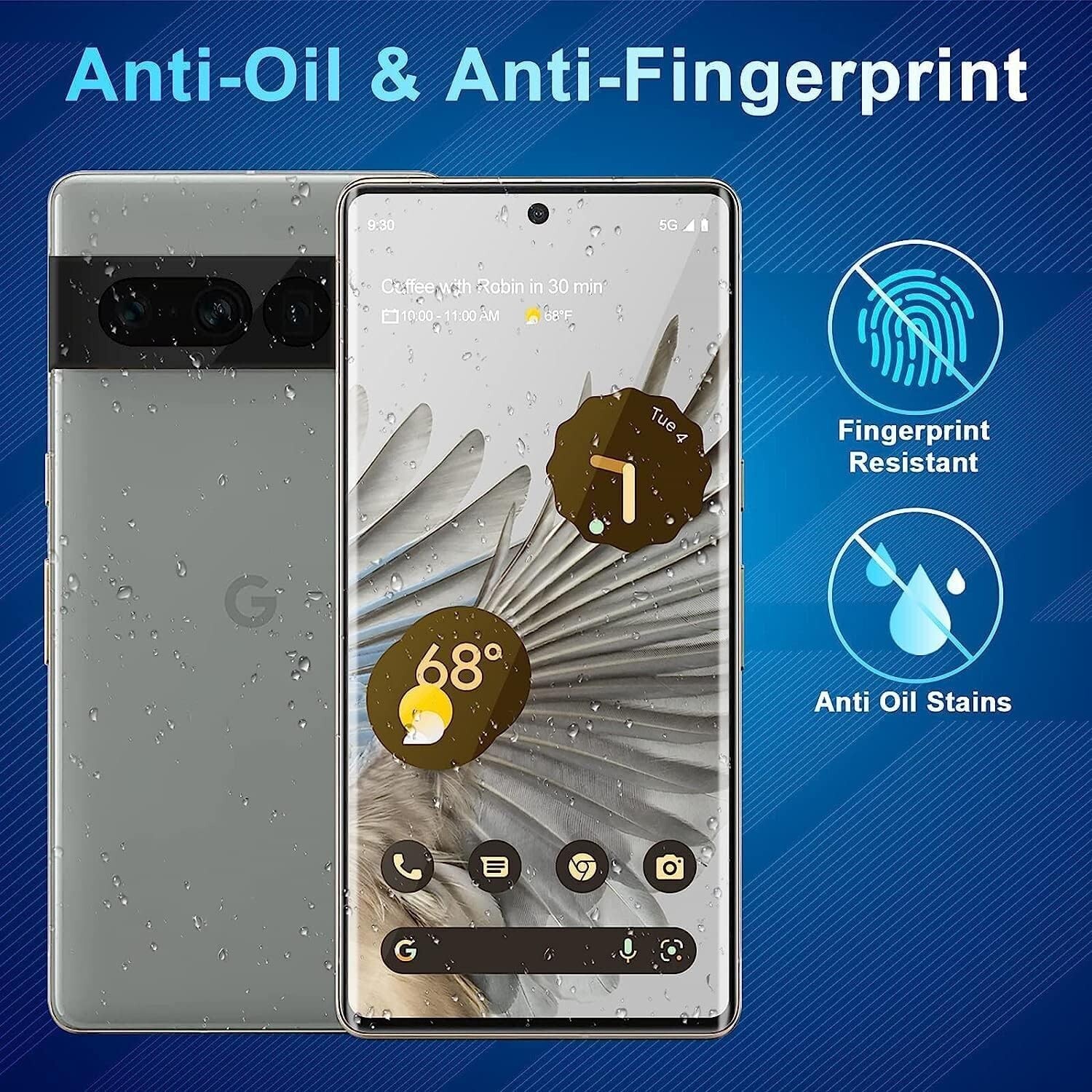 3-Pack Tempered Glass Screen Protector For Google Pixel 7 Pro / 7 / 6 Pro / 6