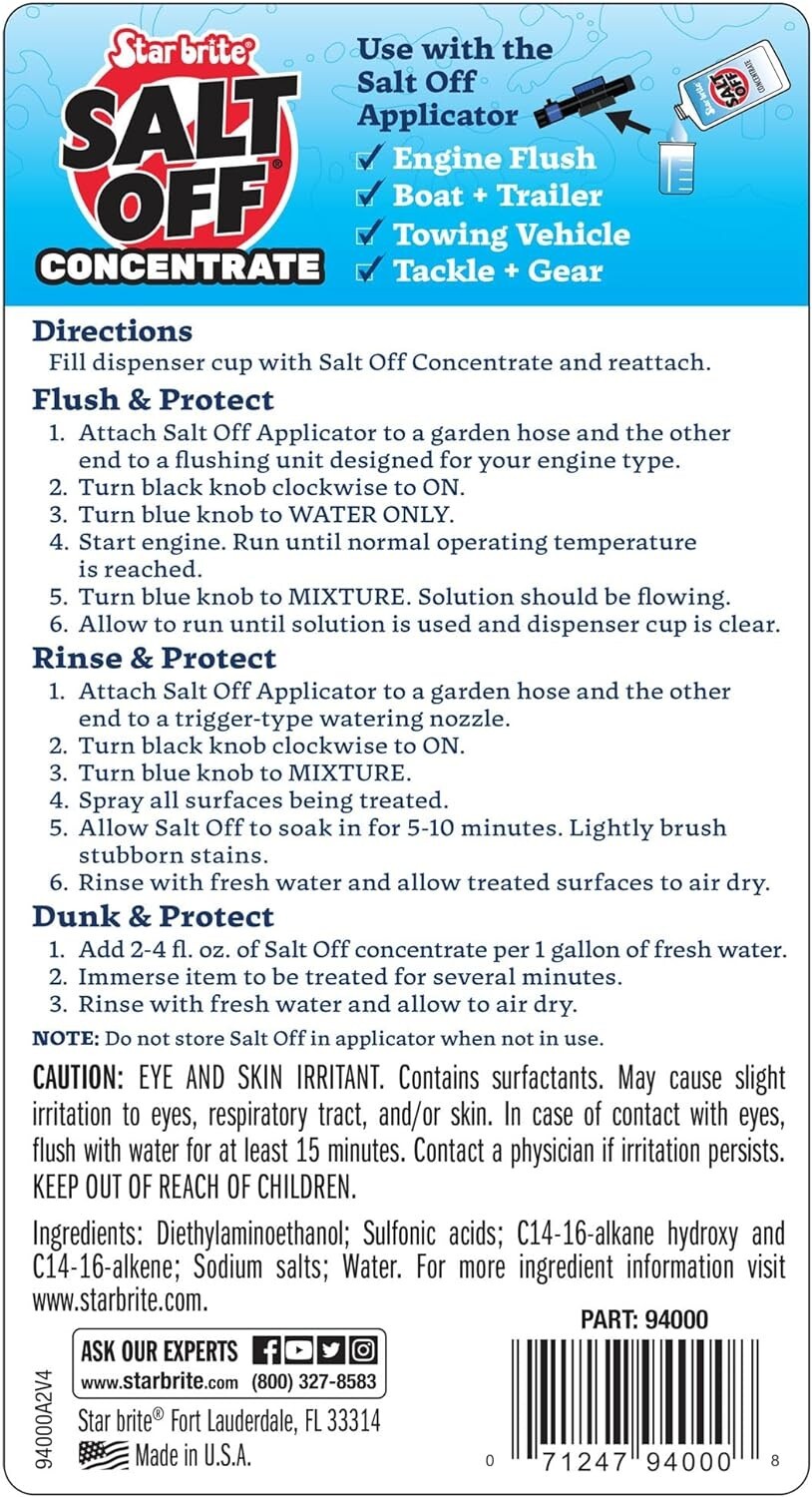 12 Pack Star Brite Salt Off Concentrate PTEF Protective Coating - 32 oz - 93932
