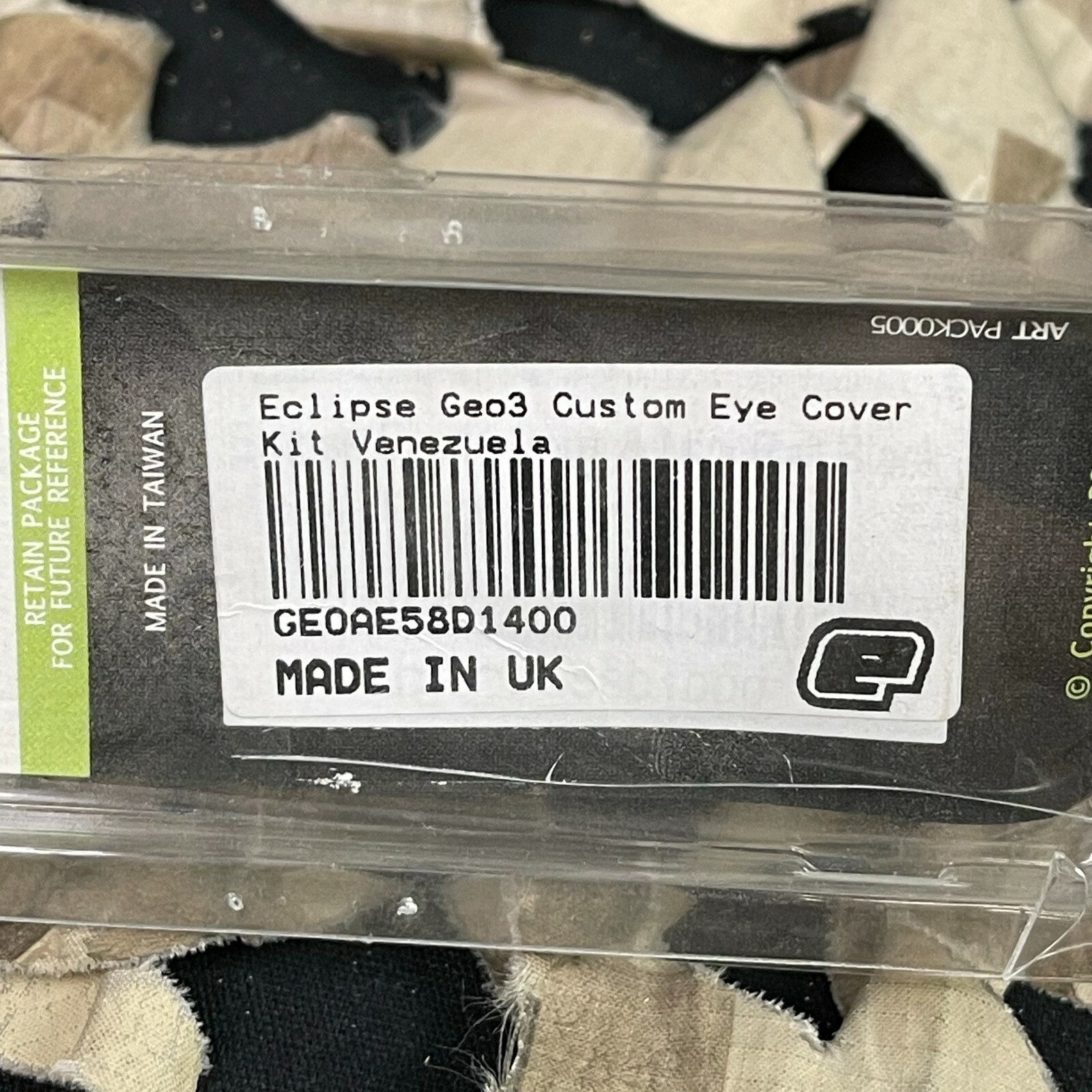 NEW Planet Eclipse Geo 3 Custom Eye Cover Kit - Venezuela