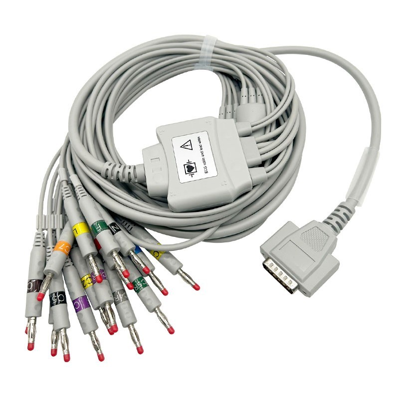 26pin Direct-Connect 10Leads EKG Leadwire Cable,Banana,Compatible Zoncare iMAC/U