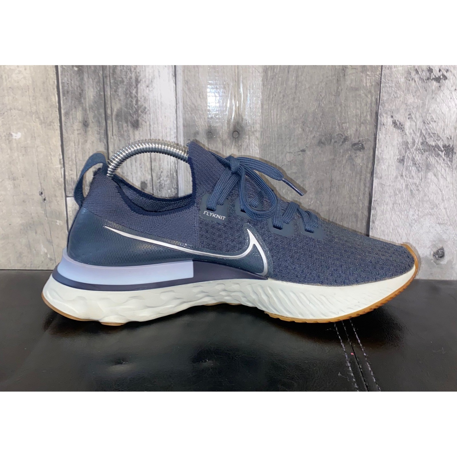 Nike React Infinity RunFlyknit Running Walking Shoes Navy Blue Men Size 8 ~READ