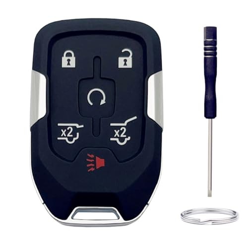 Key Fob Shell Replacement for Chevy Suburban Tahoe GMC Yukon XL Denali 6 button