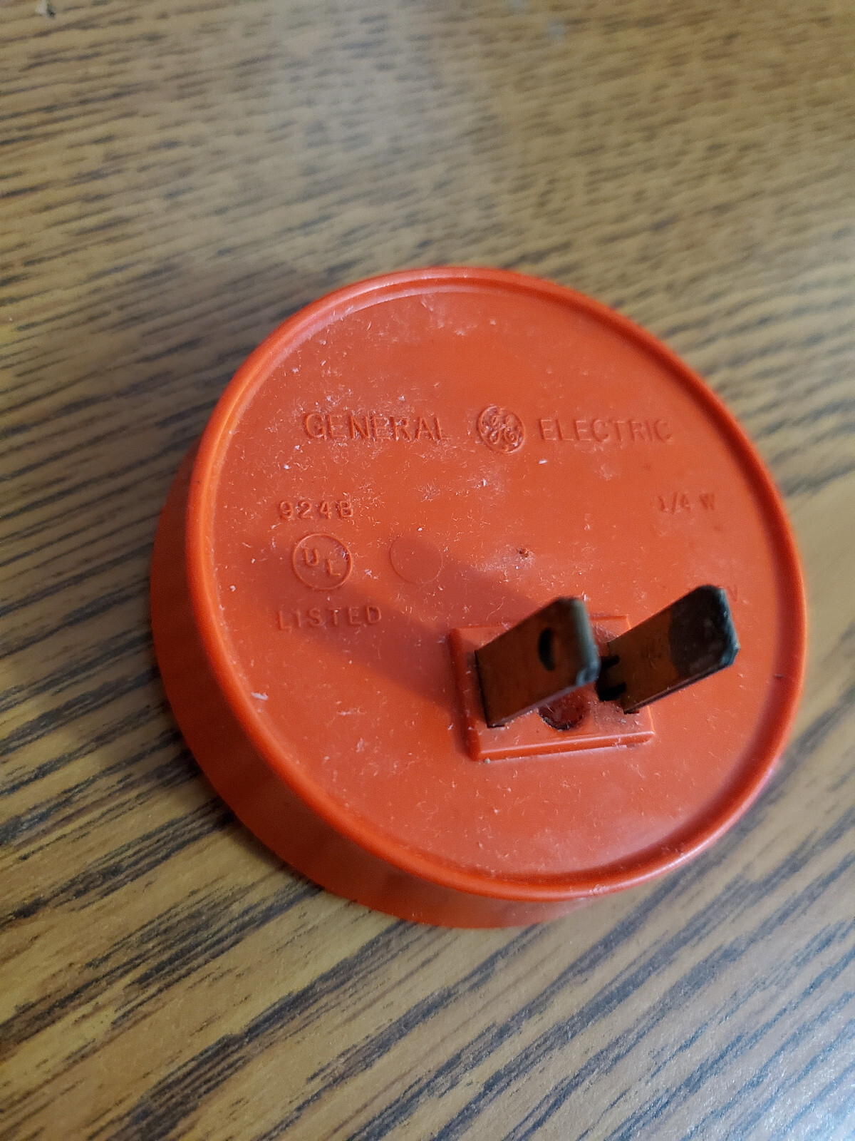 Vintage 1978 Raggedy Ann Night Light Button Circular Small General Electric work