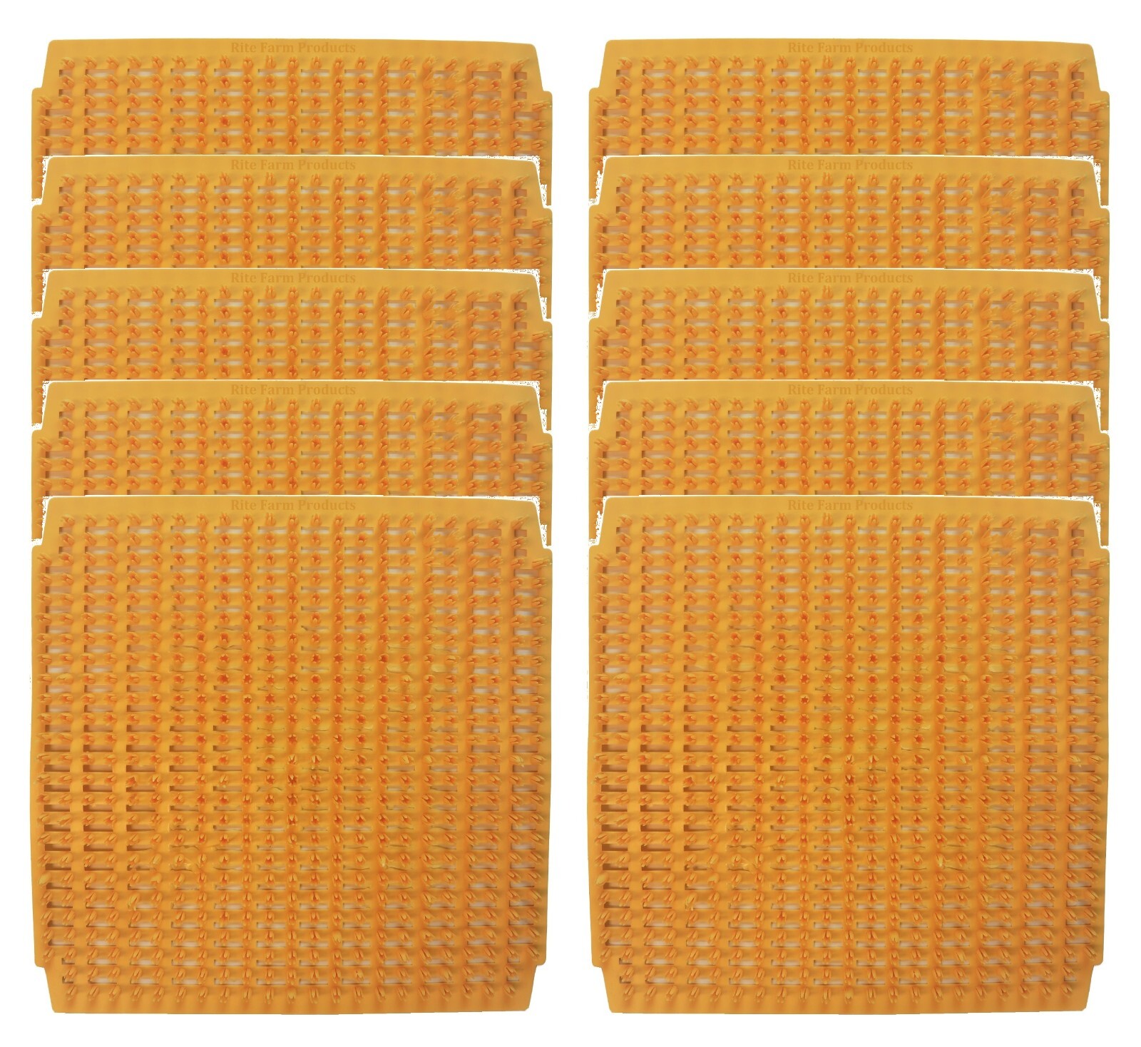 10 PACK OF WASHABLE POLY NESTING BOX PAD MAT BOTTOM CHICKEN COOP POULTRY NEST