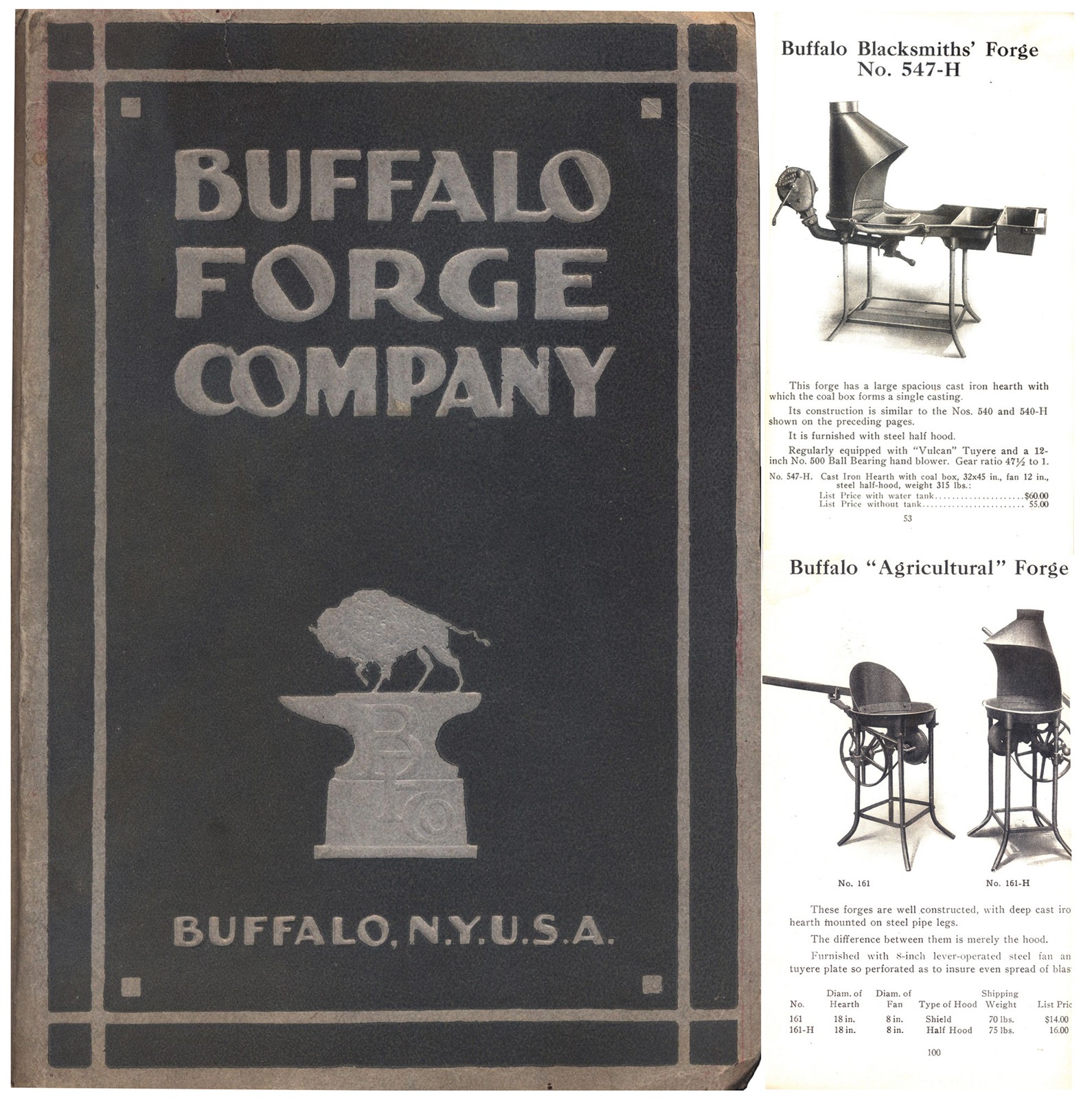 Buffalo Forge Co., Buffalo, N.Y. - Catalog of Forges & hand Tools - 436 Pages