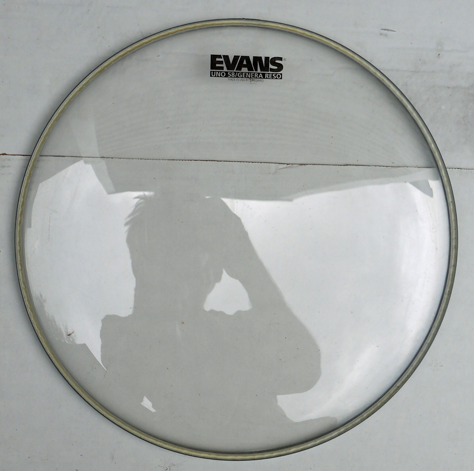 EVANS 15" All Weather UNO58 Genera Reso Tom Drum Resonant Head USA No Box