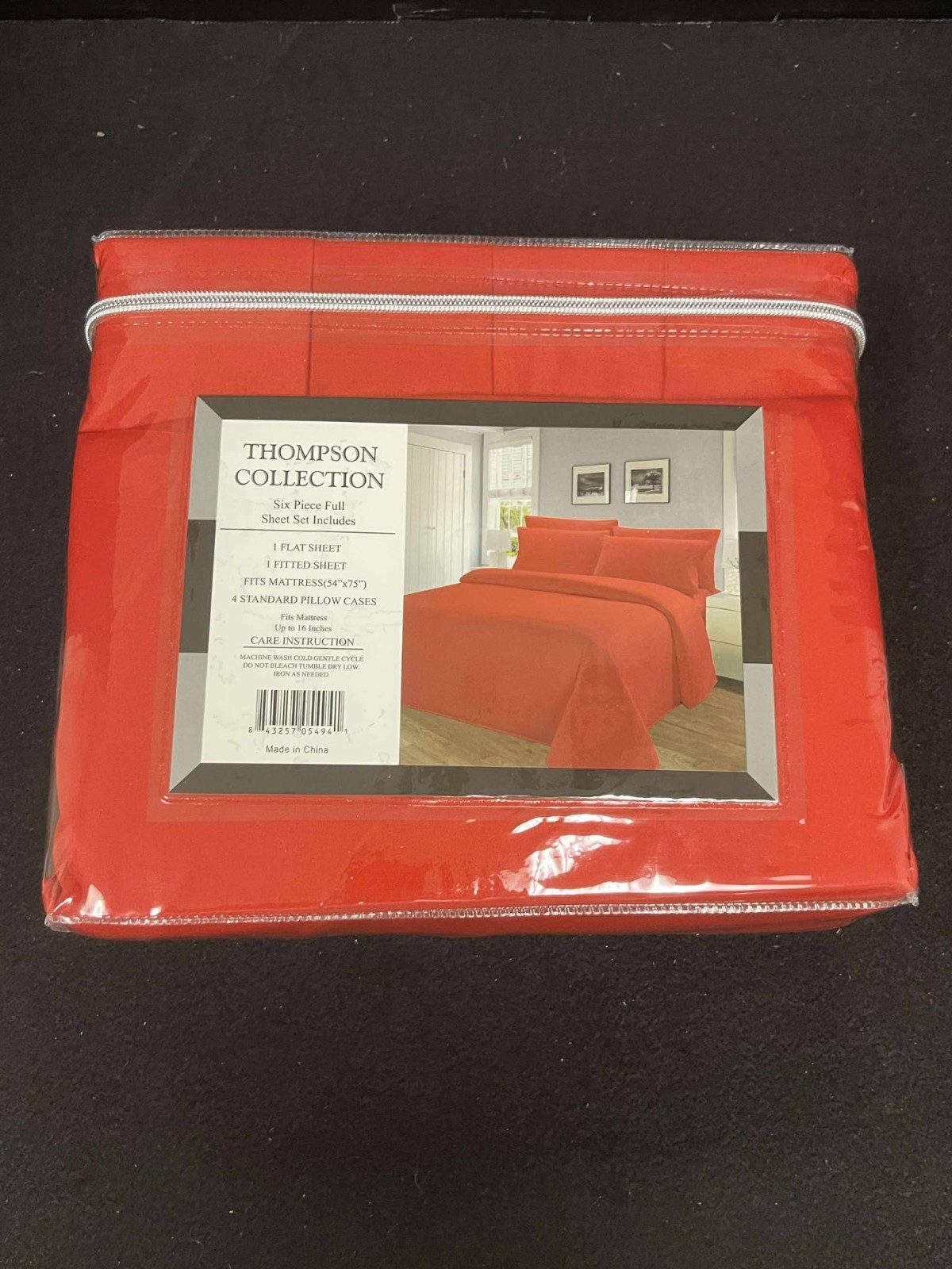 THOMPSON COLLECTION FULL BED SHEET SET 6 PIECES
