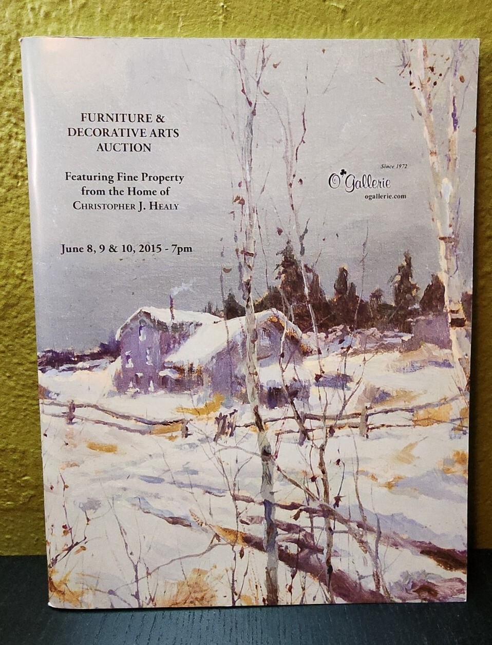 O'Gallerie Furniture & Decorative Arts Auction Catalog June 2015